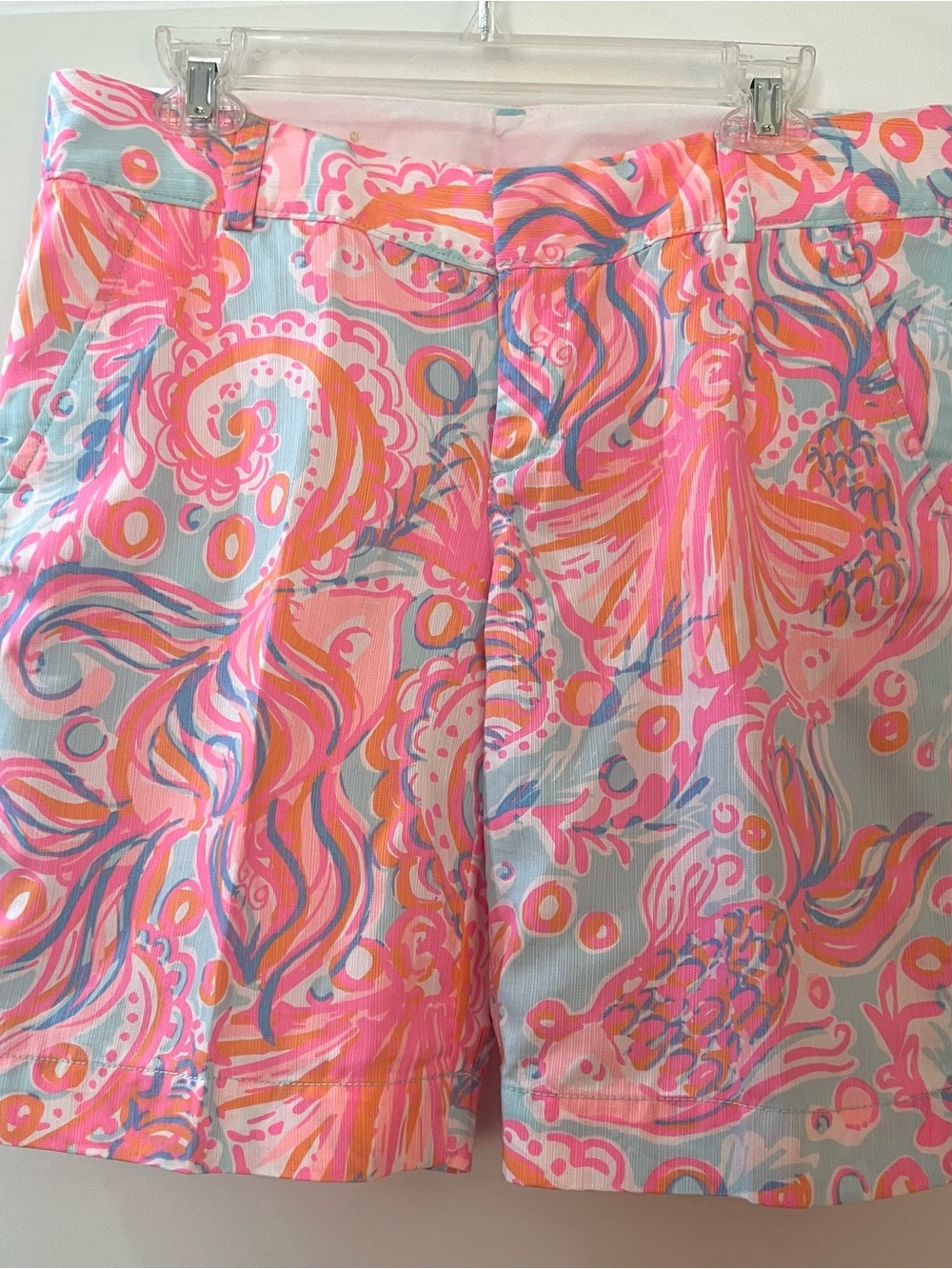 Lilly Pulitzer Pink, Orange & Blue Paisley-Print Bermuda Shorts